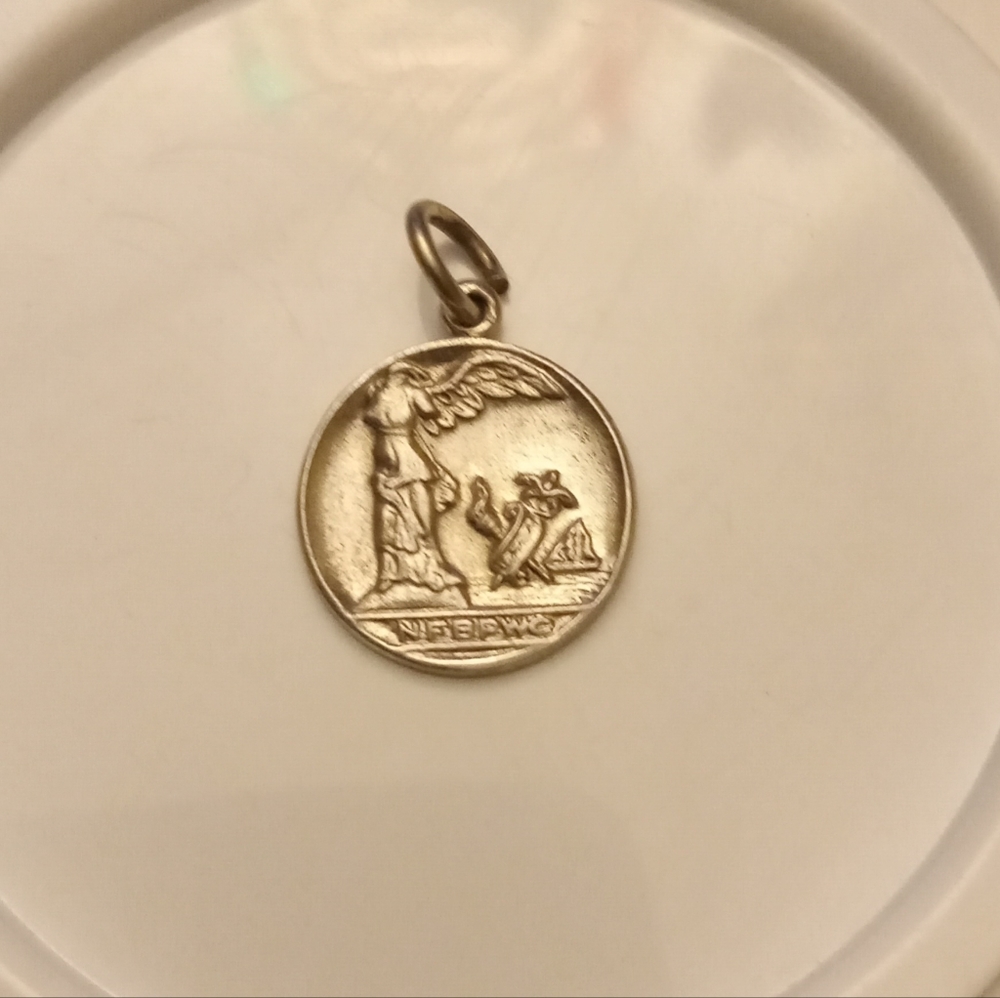 Medallion NFBPWG Sterling Silver Small Business Woman Medal 1 Inch